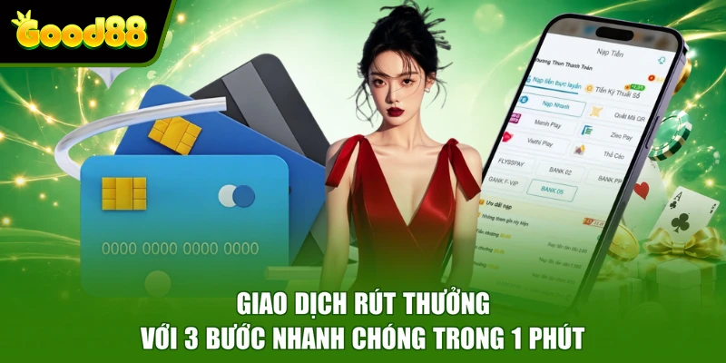 GOOD88 Giao dịch rút thưởng với 3 bước nhanh chóng trong 1 phút
