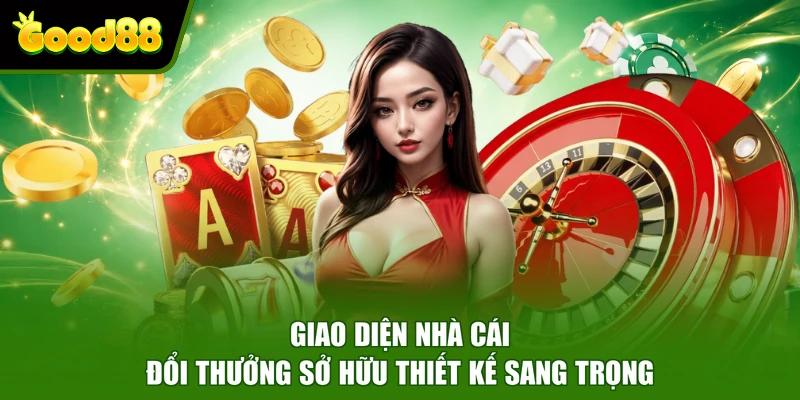 GOOD88 Giao diện nhà cái đổi thưởng sở hữu thiết kế sang trọng